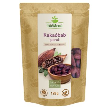 BioMenü bio Kakaové Bôby z Peru 125 g