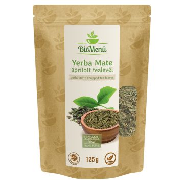 BioMenü Bio Yerba Maté krájané čajové lístky 125 g